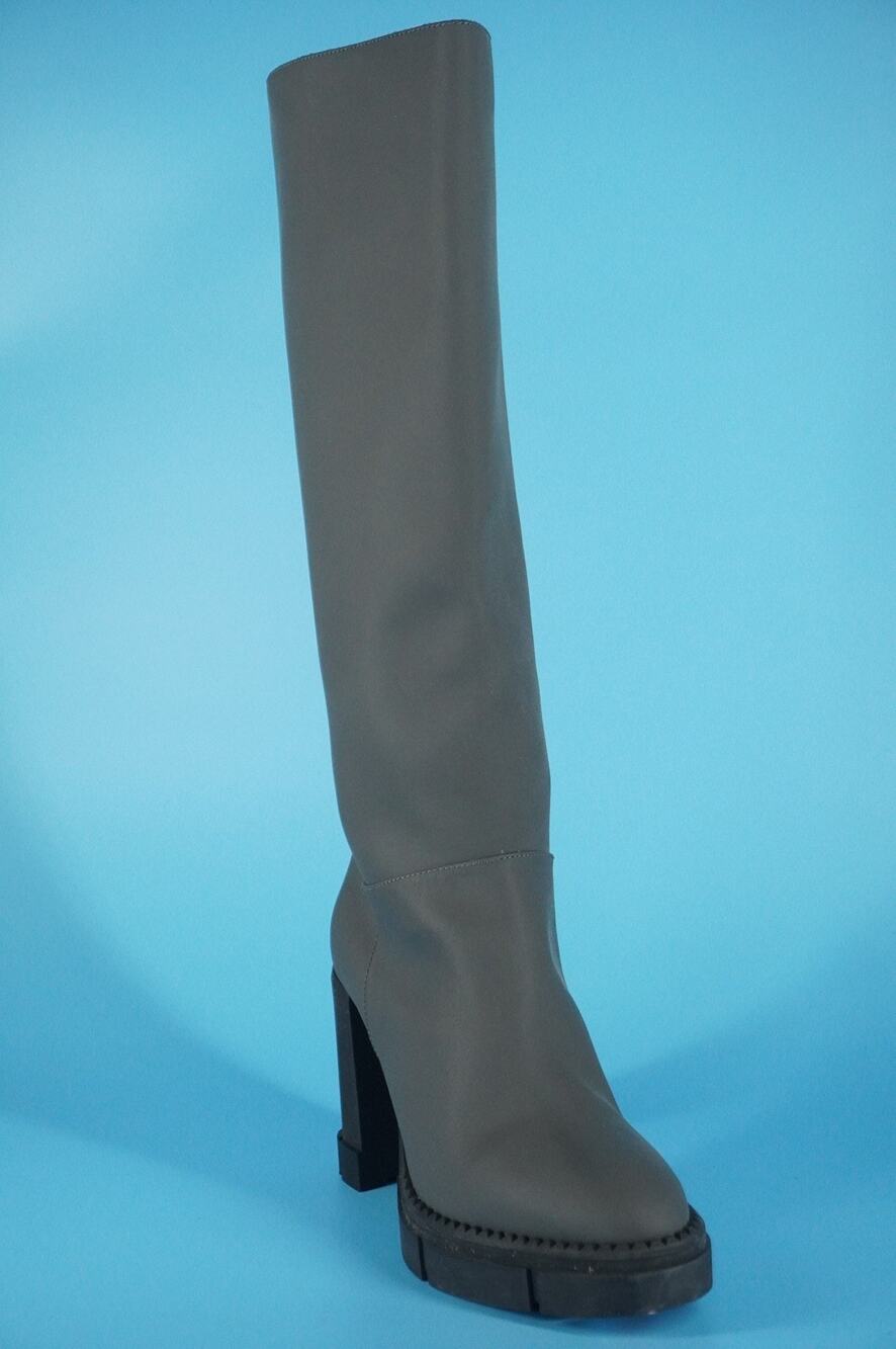 Aquatalia Indi Heeled Knee High Suede Boots Size 9 New Mid Heel $625